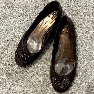 Etienne Aigner chocolate flats. Size 7